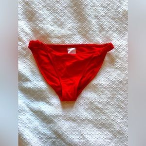 Red bikini bottoms
